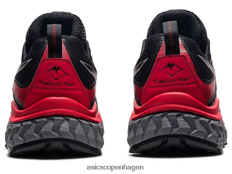 Asics trabuco max sort/elektrisk rød Z206F61862