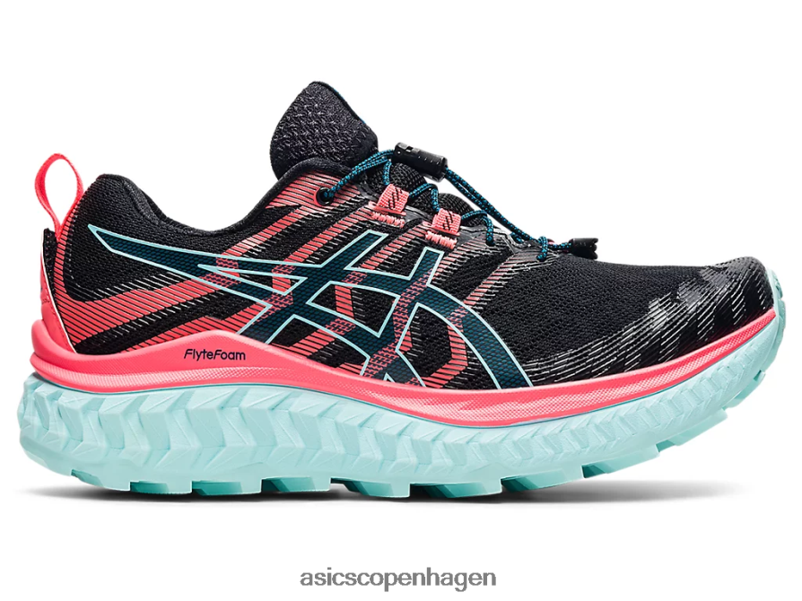 Asics trabuco max sort/flammende koral Z206F63877