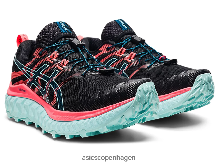 Asics trabuco max sort/flammende koral Z206F63877