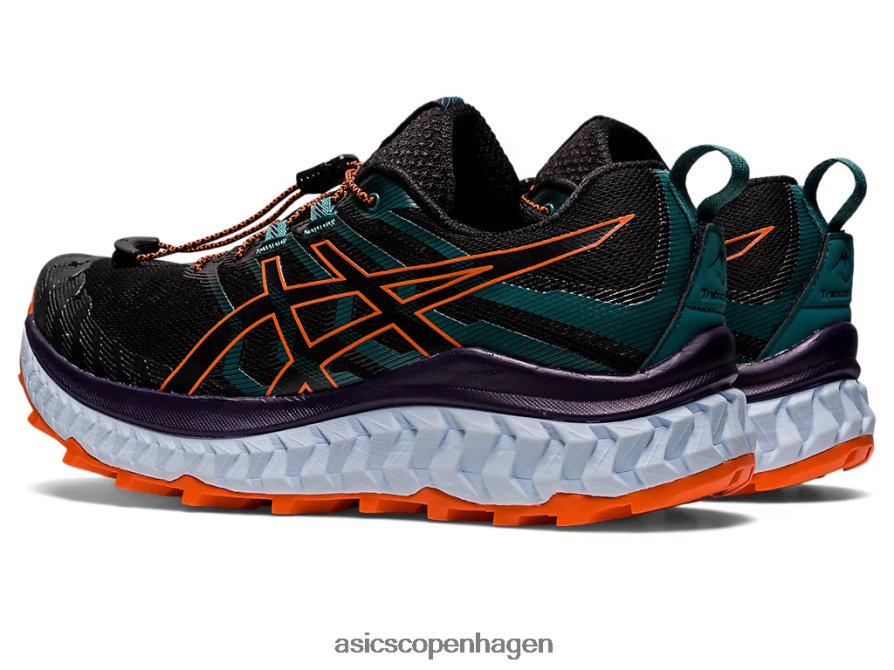 Asics trabuco max sort/nova orange Z206F62882