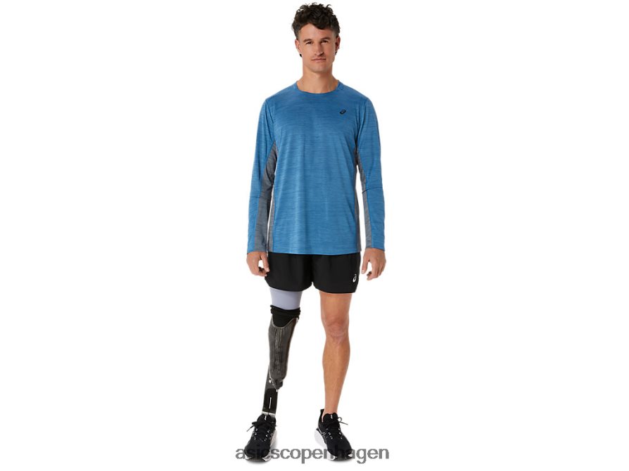 Asics train sana langærmet azurblå/metropol Z206F6604