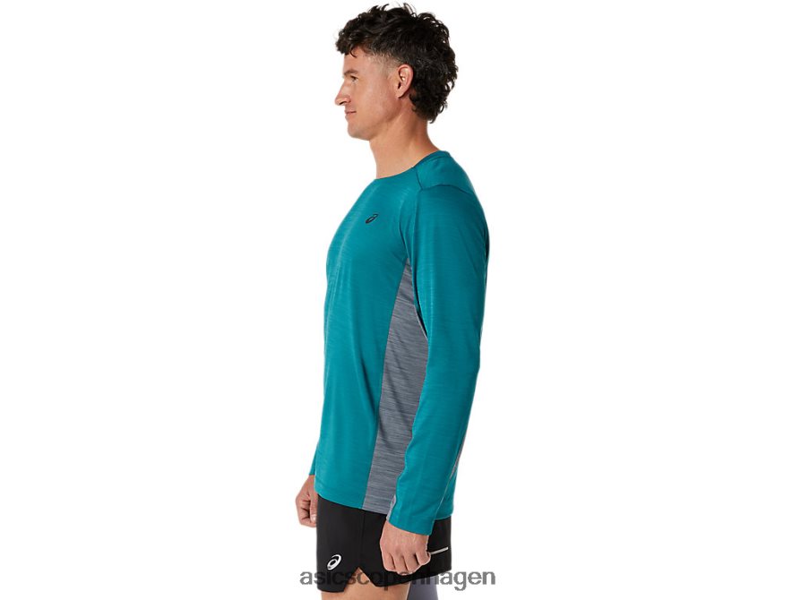 Asics train sana langærmet fløjlsfyr/metropol Z206F6618