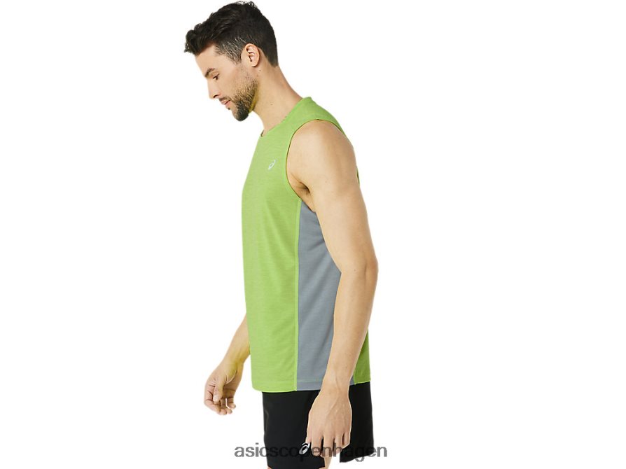 Asics træne sana muskeltank limeskal/arksten Z206F643