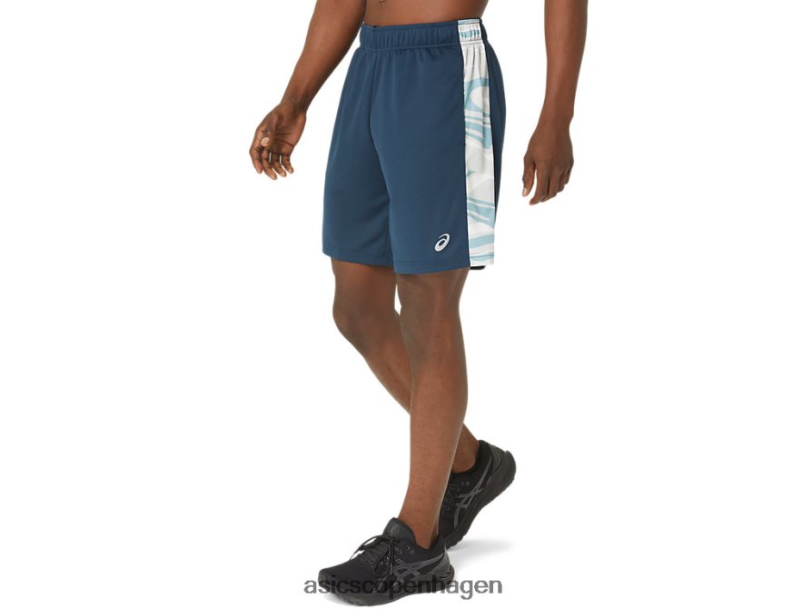 Asics træning kort fransk blå/polar nuance Z206F694