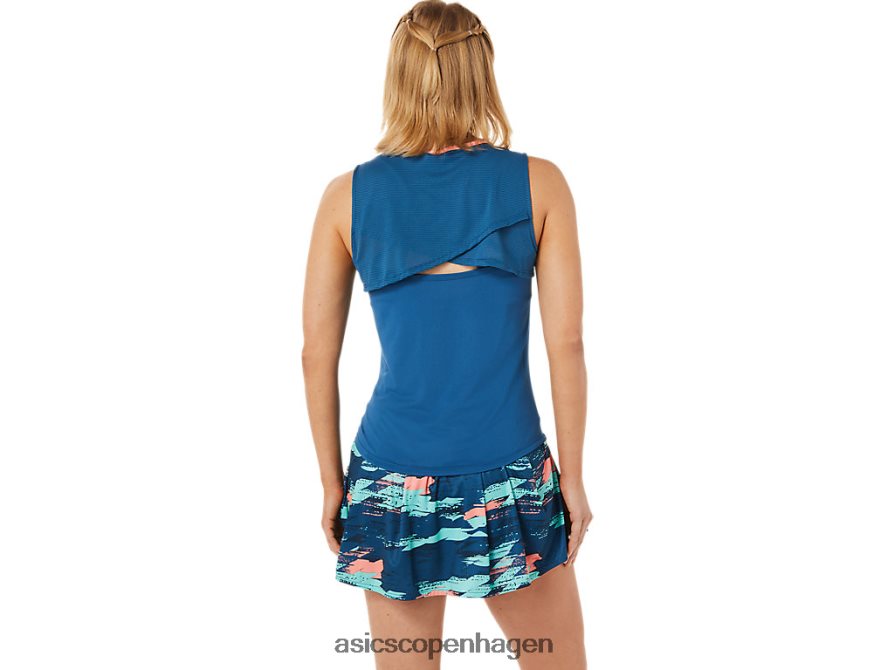 Asics tændstik tank oasisgrøn/lys indigo Z206F63495