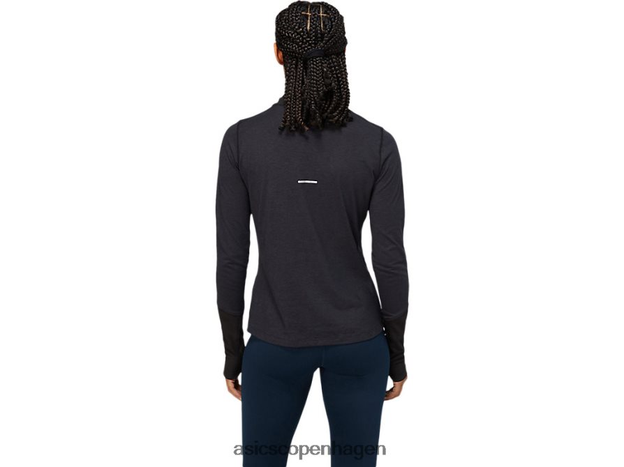 Asics uld rib langærmet top ydeevne sort/grafitgrå Z206F63621