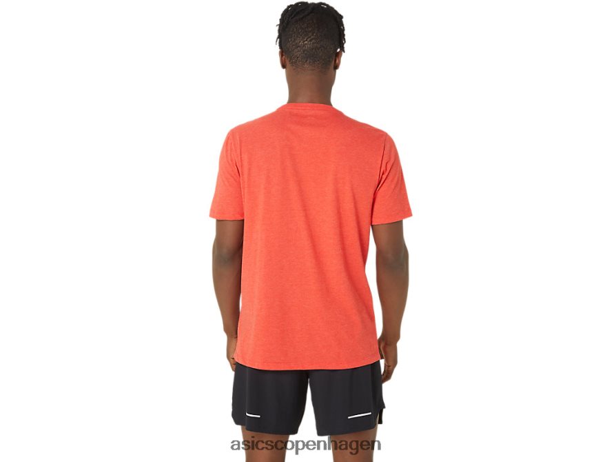 Asics unisex 77 baseball t-shirt klassisk rød lyng Z206F699