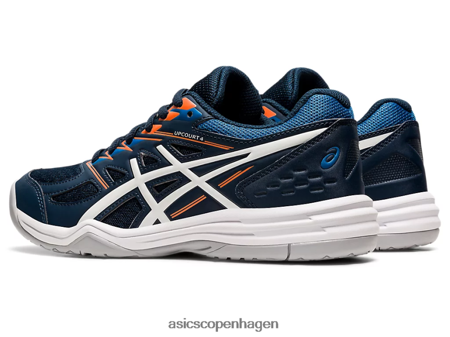 Asics upcourt 4 klasse skole fransk blå/hvid Z206F64425