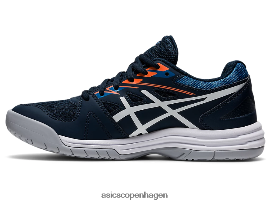Asics upcourt 4 klasse skole fransk blå/hvid Z206F64425