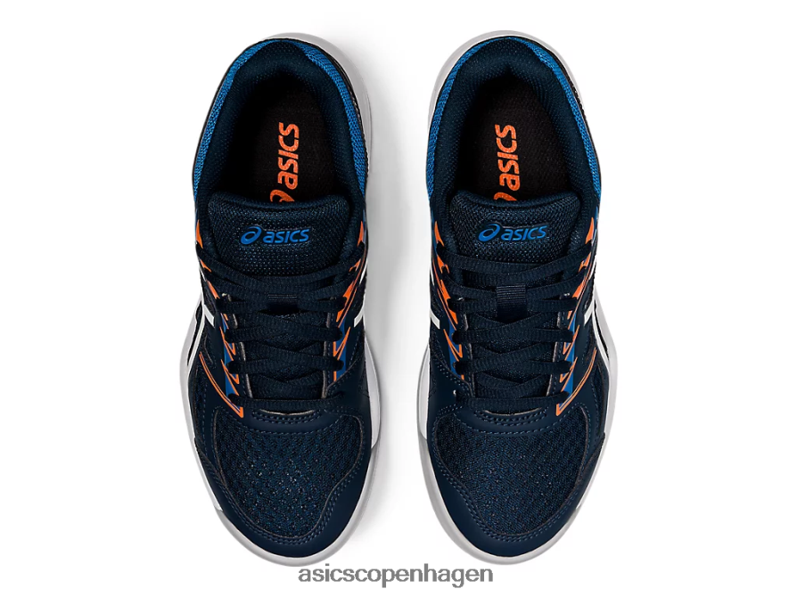 Asics upcourt 4 klasse skole fransk blå/hvid Z206F64425