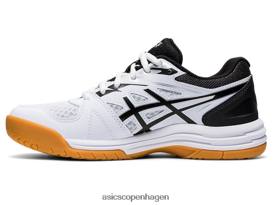 Asics upcourt 4 klasse skole hvid sort Z206F64558