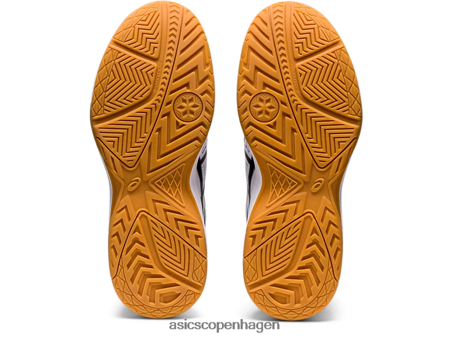 Asics upcourt 4 klasse skole hvid sort Z206F64558