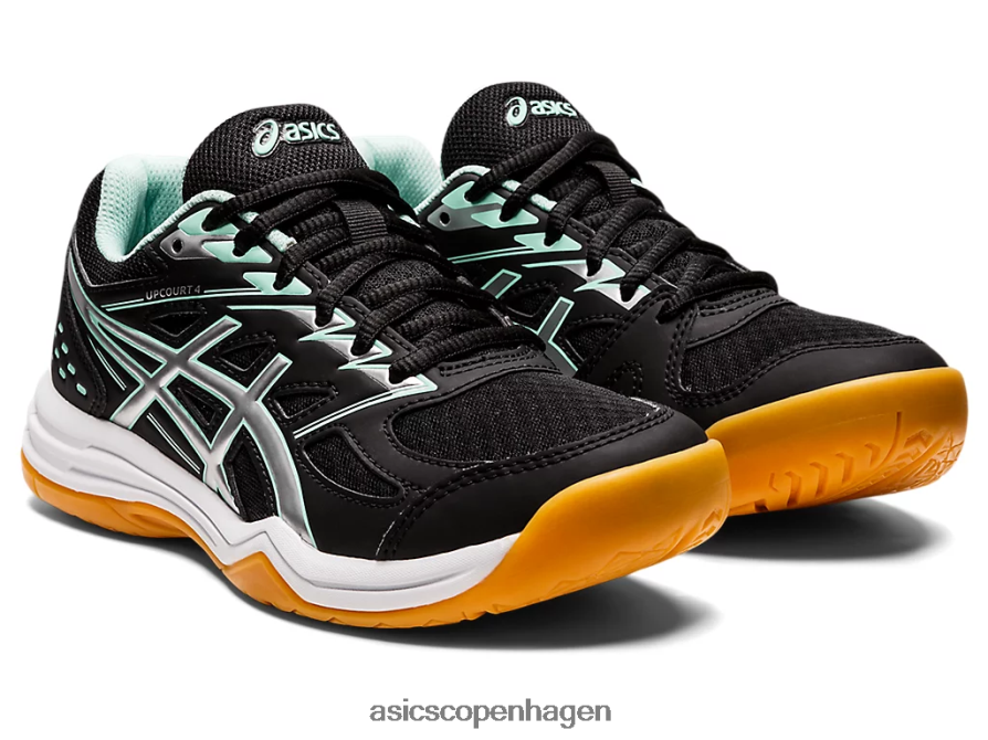 Asics upcourt 4 klasse skole sort/frisk is Z206F64456