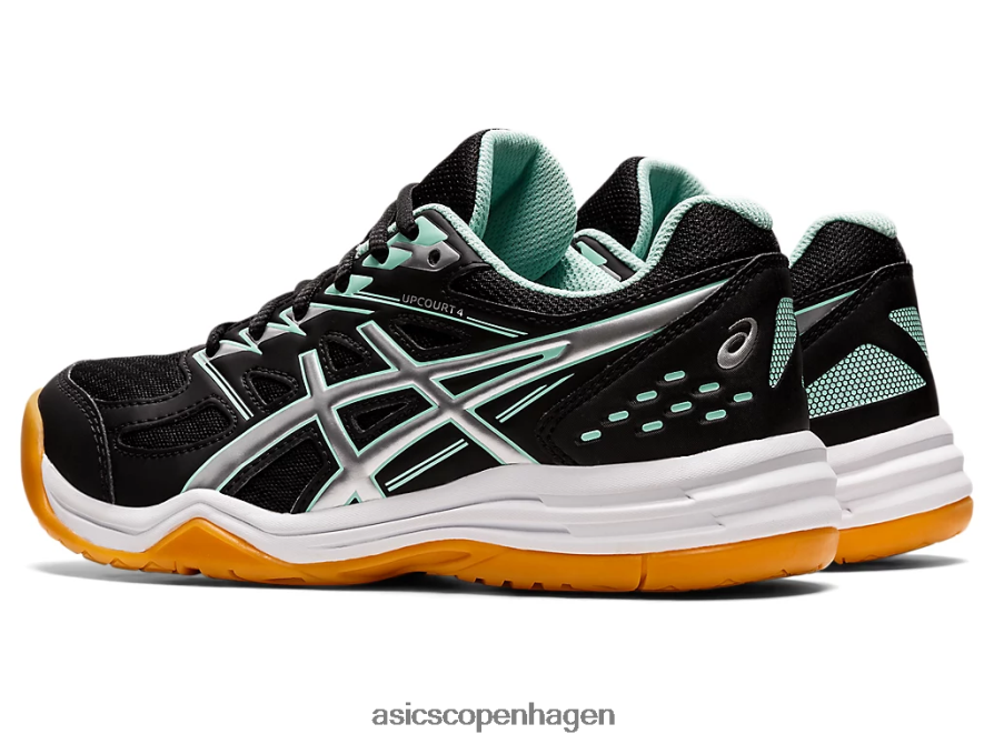 Asics upcourt 4 klasse skole sort/frisk is Z206F64456