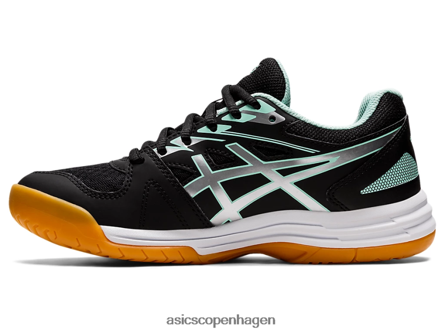 Asics upcourt 4 klasse skole sort/frisk is Z206F64456