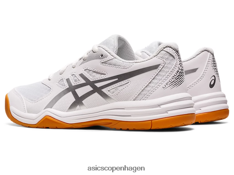 Asics upcourt 5 klasse skole hvid/ren sølv Z206F64388