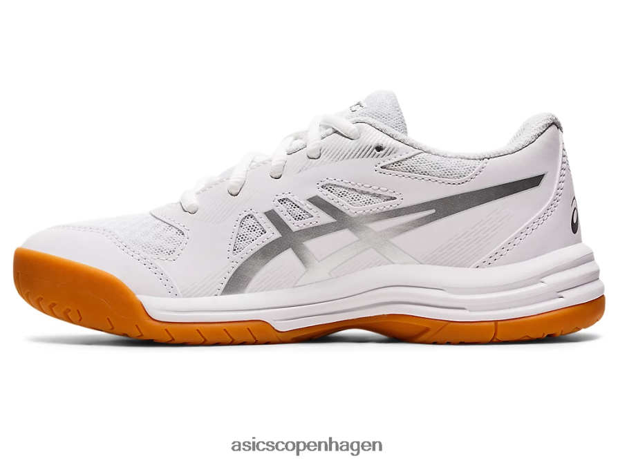 Asics upcourt 5 klasse skole hvid/ren sølv Z206F64388