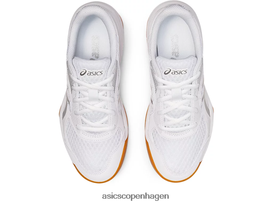 Asics upcourt 5 klasse skole hvid/ren sølv Z206F64388