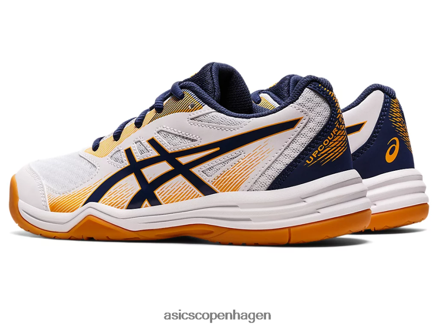 Asics upcourt 5 klasse skole hvidt/dybt hav Z206F64420