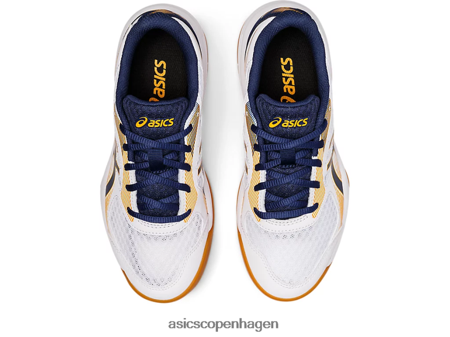 Asics upcourt 5 klasse skole hvidt/dybt hav Z206F64420