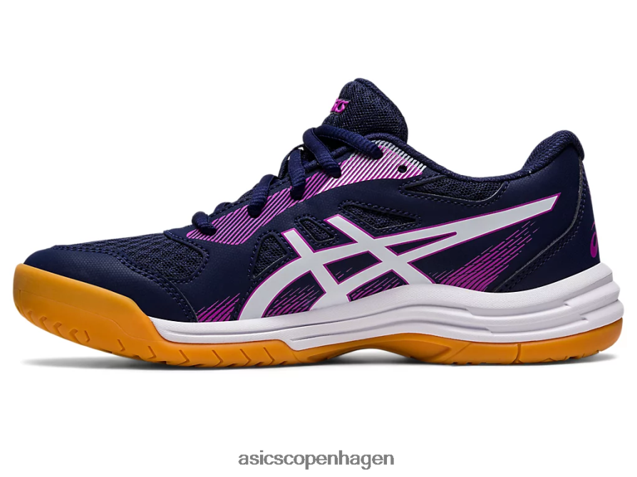 Asics upcourt 5 klasse skole peacoat/orkidé Z206F64266
