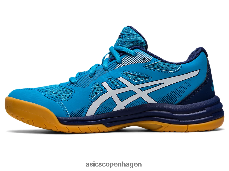 Asics upcourt 5 klasse skole ø blå/hvid Z206F64271