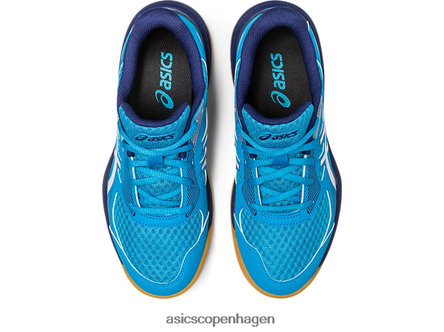 Asics upcourt 5 klasse skole ø blå/hvid Z206F64271