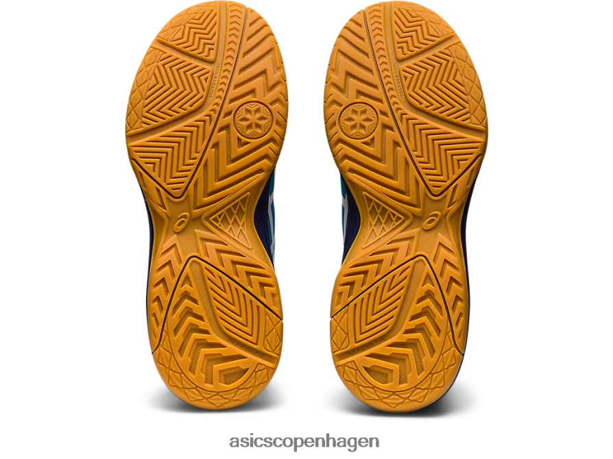 Asics upcourt 5 klasse skole ø blå/hvid Z206F64271