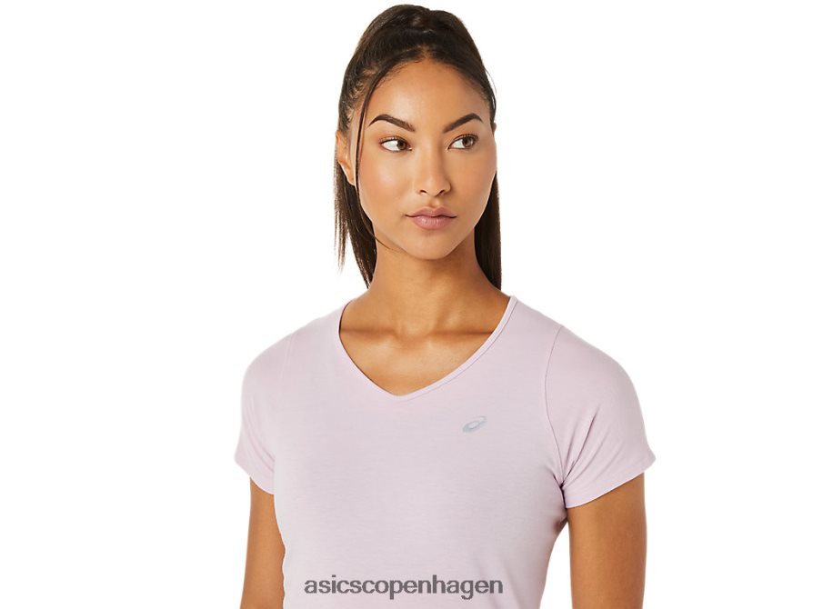 Asics v-hals kortærmet top steg knapt Z206F63342