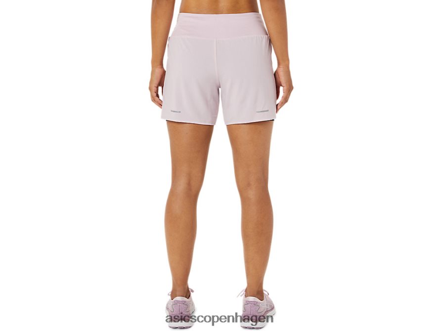 Asics vej 2-n-1 55i kort knap rose/performance sort Z206F63487