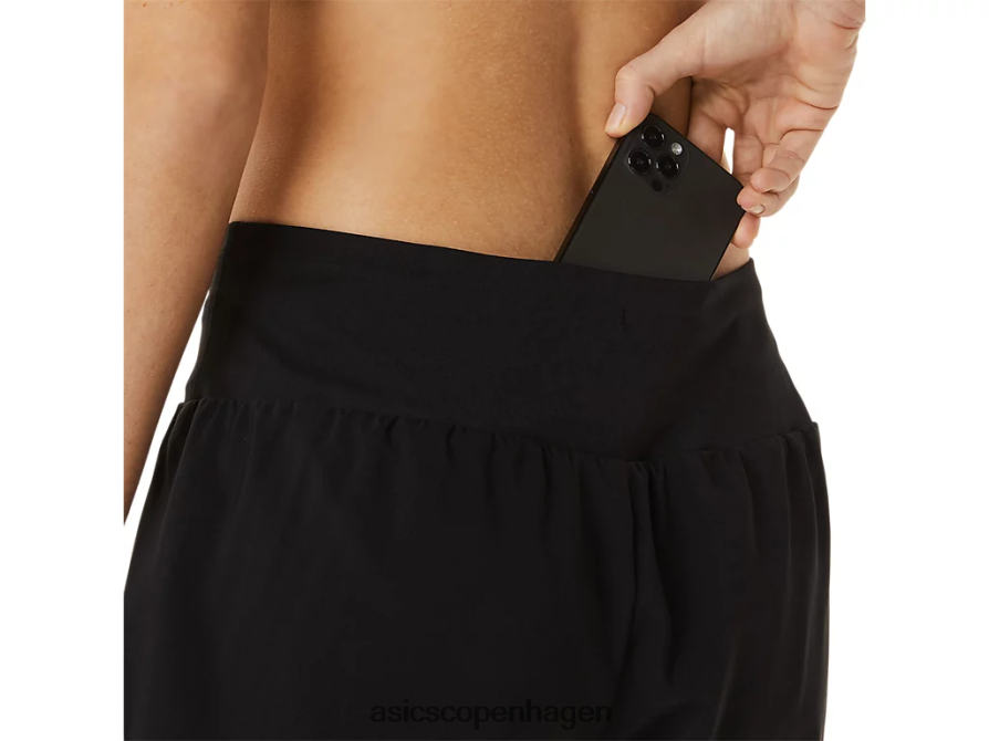 Asics vej 2-n-1 55i kort ydeevne sort Z206F63002