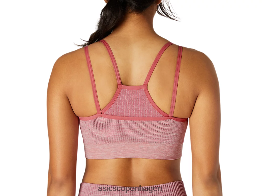 Asics vendbar sømløs bh røgfarvet rose Z206F63664