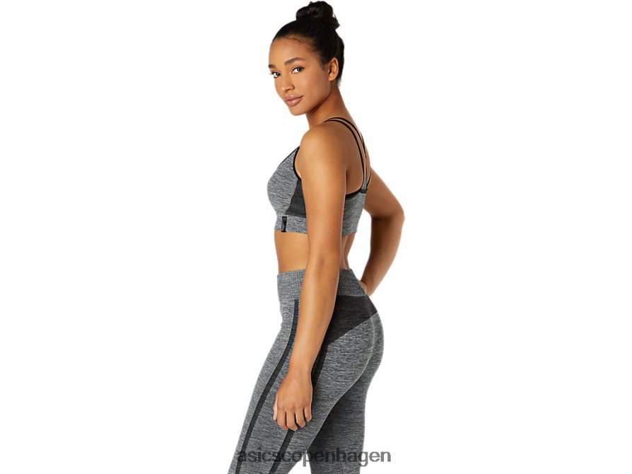 Asics vendbar sømløs bh ydeevne sort Z206F63659