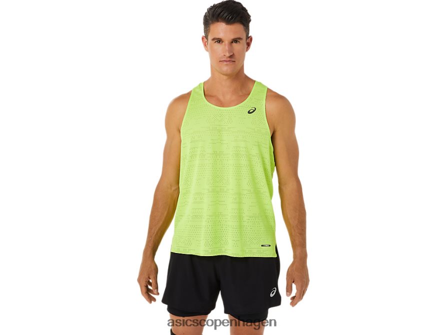 Asics ventiler actibreeze singlet hazard grøn Z206F61391