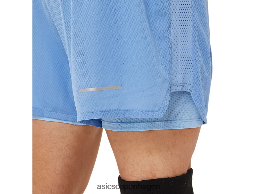 Asics ventilere 2-n-1 5i kort blå harmoni/blå lyksalighed Z206F61322