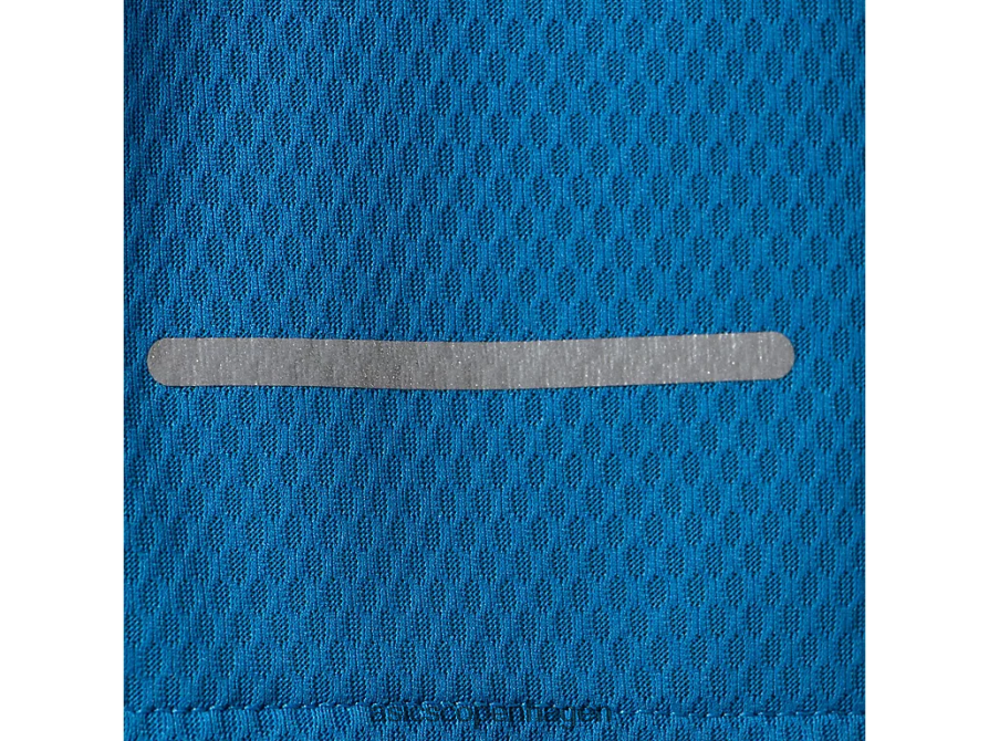 Asics ventilere 2-n-1 5i kort genfødt blå/fransk blå Z206F61911