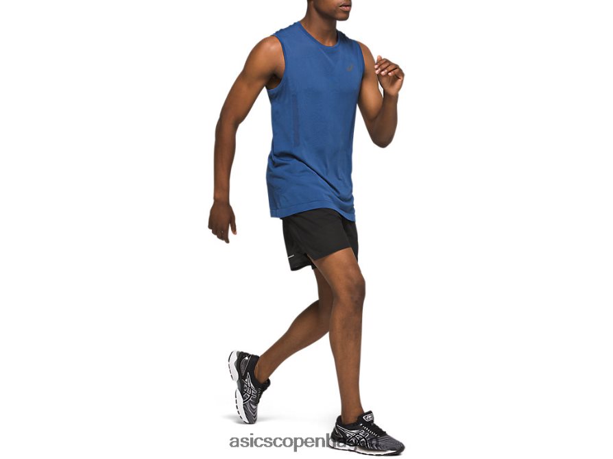 Asics ventilere 2-n-1 5i kort ydeevne sort Z206F62085