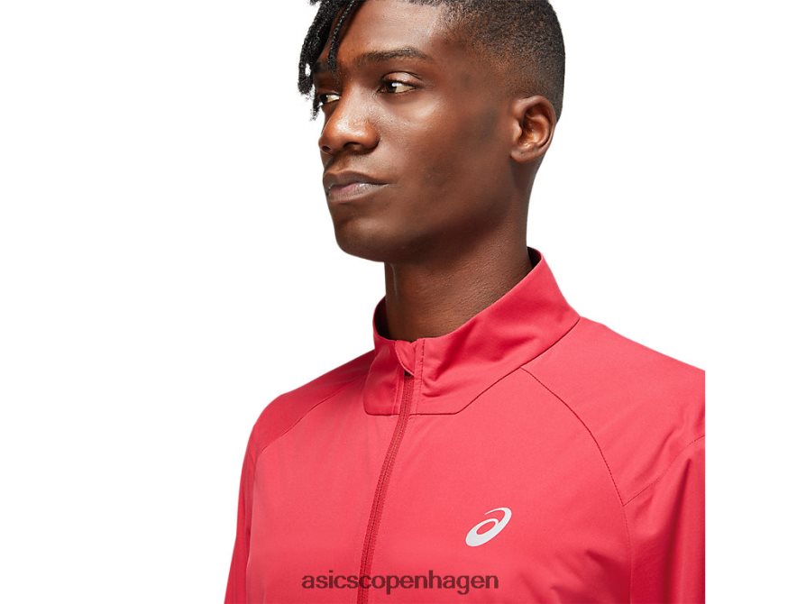 Asics ventilere jakke bordeaux/elektrisk rød Z206F61783