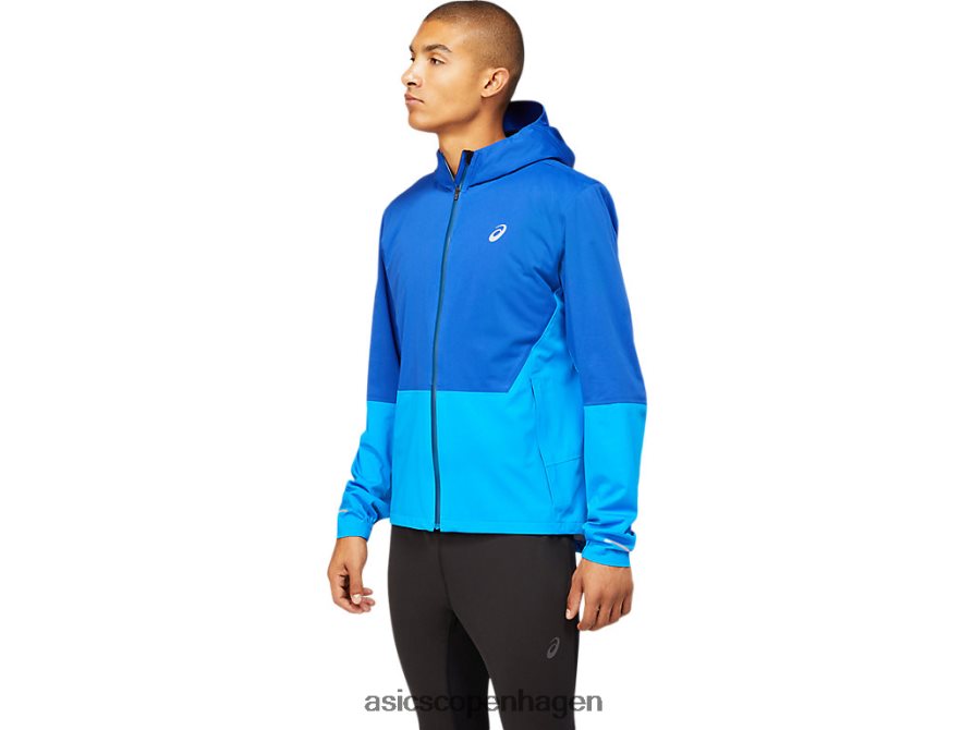 Asics vinter accelerate jakke monaco blå/elektrisk blå Z206F61615