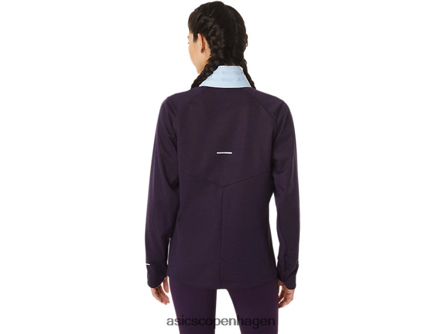 Asics vinterløbejakke natskygge lyng/blød himmel Z206F62825