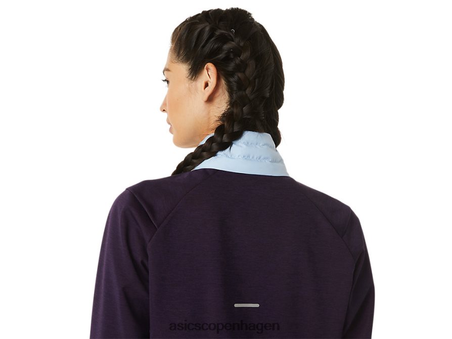 Asics vinterløbejakke natskygge lyng/blød himmel Z206F62825