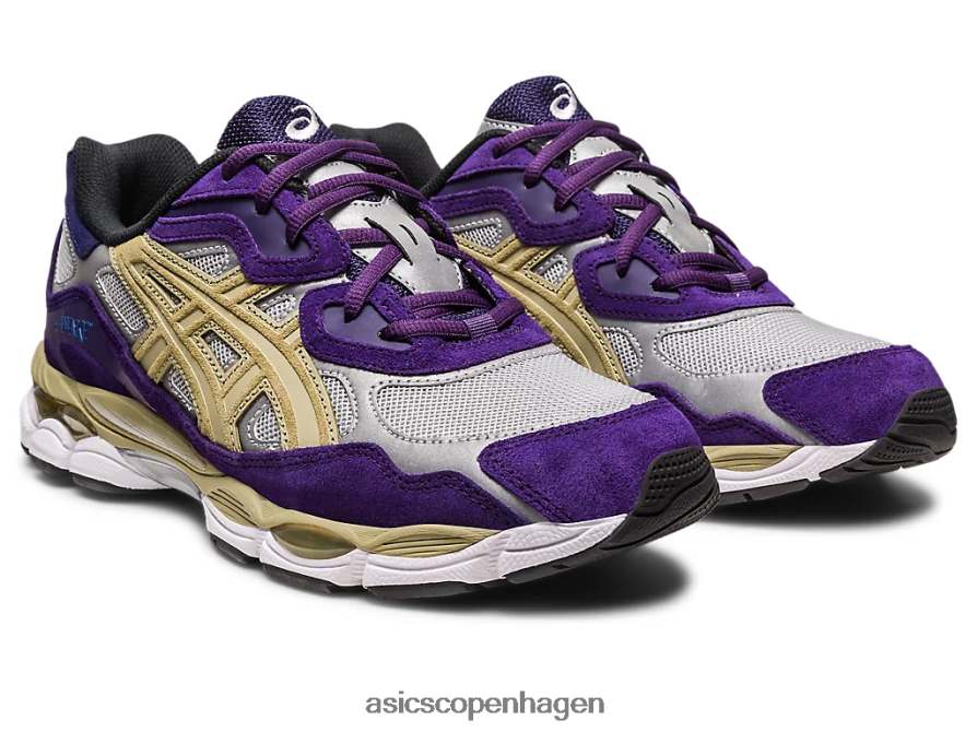 Asics vågen ny x gel-nyc ren sølv/gotisk drue Z206F6307