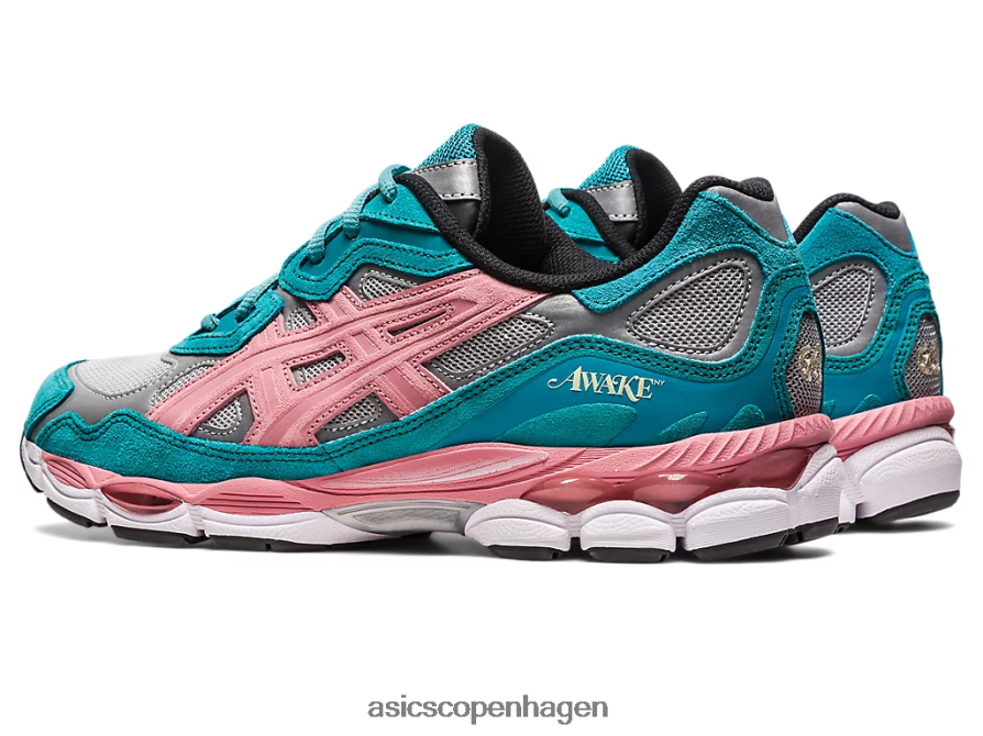 Asics vågen ny x gel-nyc ren sølv/grøn blå skifer Z206F6308