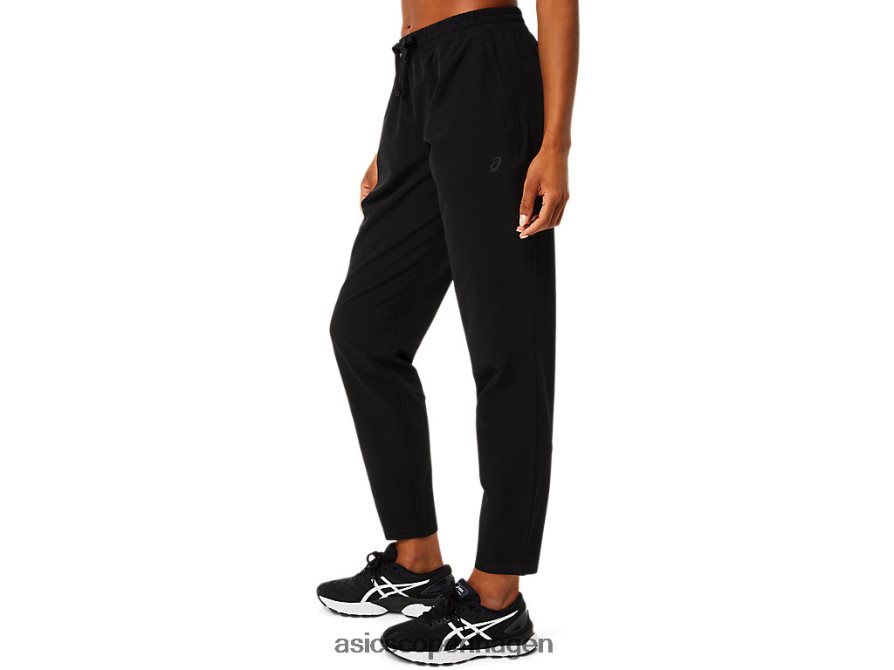 Asics vævede tilspidsede bukser ydeevne sort Z206F63769