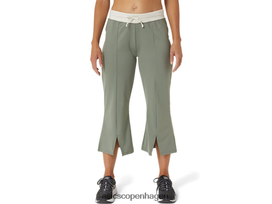 Asics w genbrugt flare pant lav grøn/birk Z206F62740