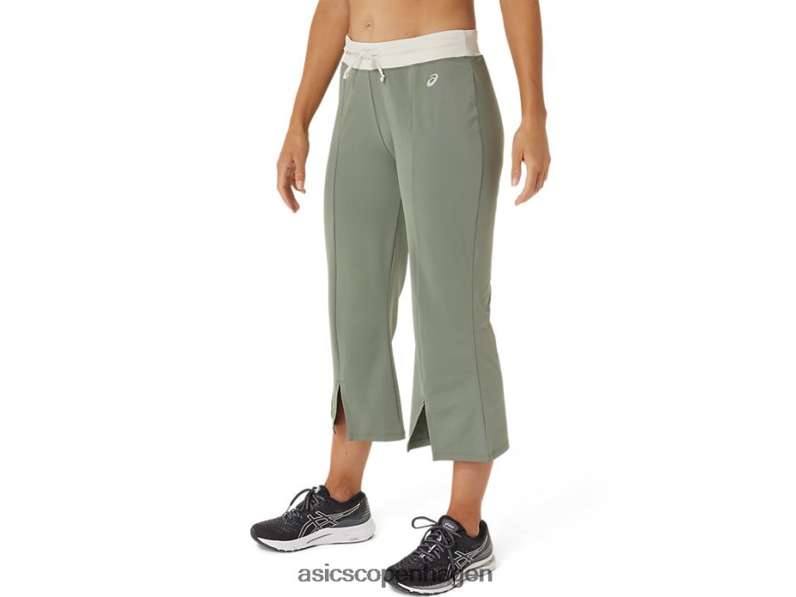 Asics w genbrugt flare pant lav grøn/birk Z206F62740