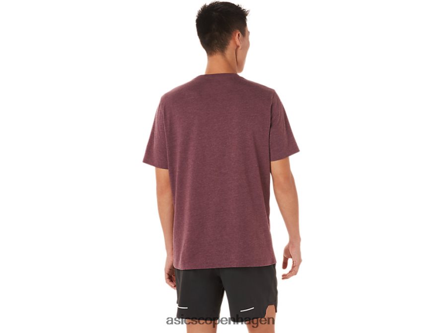 Asics xg kortærmet lockup-logo-t-shirt dyb sumplyng Z206F61463