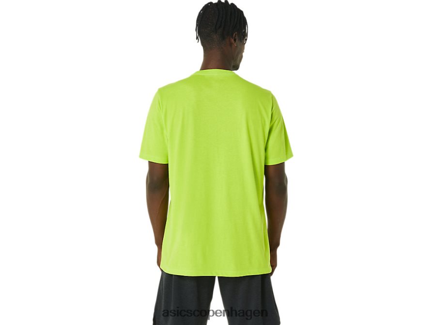 Asics xg kortærmet lockup-logo-t-shirt limeskal Z206F61121