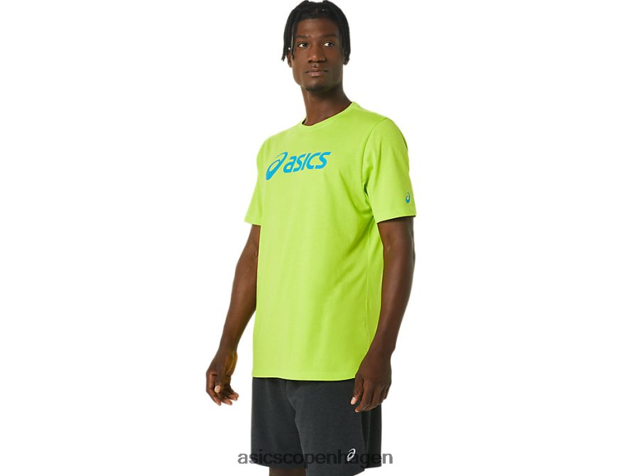 Asics xg kortærmet lockup-logo-t-shirt limeskal Z206F61121