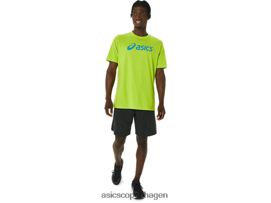 Asics xg kortærmet lockup-logo-t-shirt limeskal Z206F61121